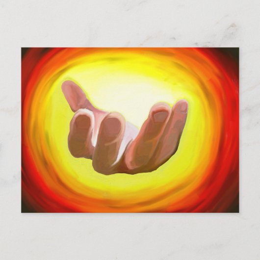Beckoning Hand Briefkaart (Voorkant)