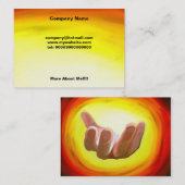 Beckoning Hand Visitekaartje (Voorkant / Achterkant)