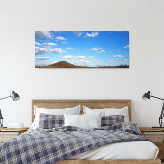 Becks Knob, Lancaster, Ohio Canvas Afdruk (Insitu (Slaapkamer))