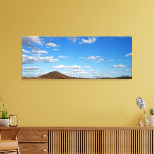 Becks Knob, Lancaster, Ohio Canvas Afdruk (Insitu (Woonkamer))