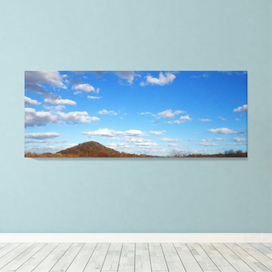 Becks Knob, Lancaster, Ohio Canvas Afdruk (Insitu (Houten vloer))