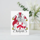 Beckwith Family Crest Briefkaart (Staand voorkant)