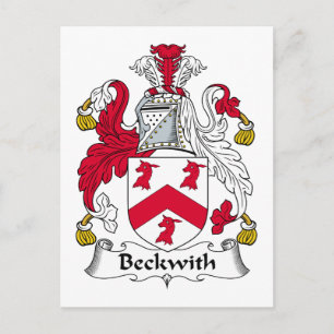 Beckwith Family Crest Briefkaart