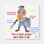 Becky be Brave - Armor of God2 Magneet (Voorkant)