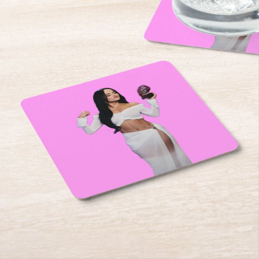 Becky Kartonnen Onderzetters (Schuin)