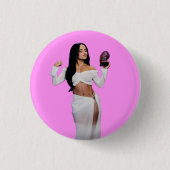 Becky Ronde Button 3,2 Cm (Voorkant)