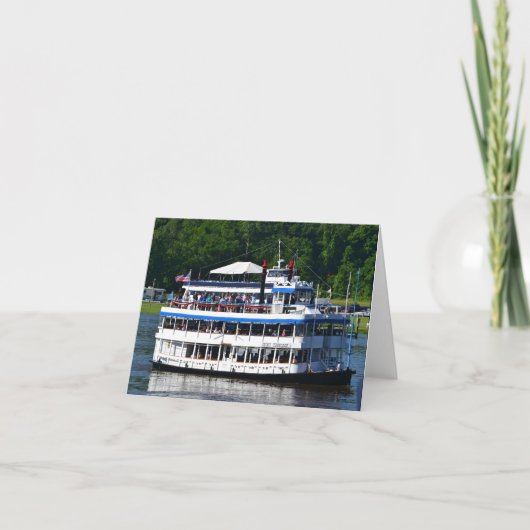 Becky Thatcher Riverboat Notecard Kaart (Voorkant)