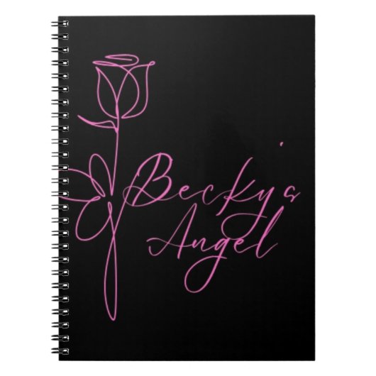 Becky's Angel logo - Spiral Photo Notitieboek (Voorkant)