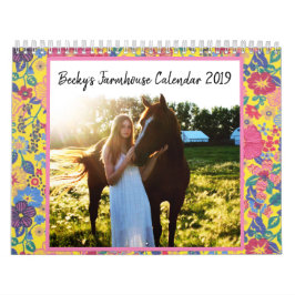 Becky's Farmhouse Calendar Fotografie Kalender