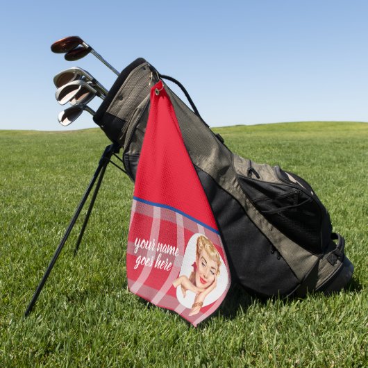 Becky's Golfhanddoek (Groen)