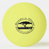 Become a planet conserationist pingpongbal (Voorkant)