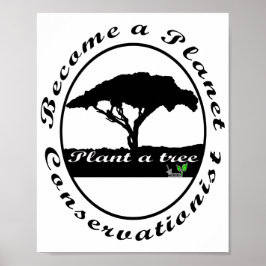 Become a planet conserationist poster