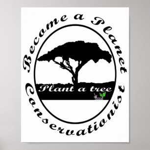 Become a planet conserationist poster