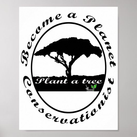 Become a planet conserationist poster (Voorkant)