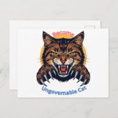 Become Ungovernable Cat Briefkaart (Voorkant / Achterkant)