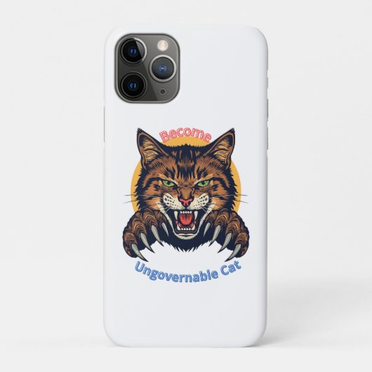 Become Ungovernable Cat Case-Mate iPhone Case (Achterkant)