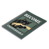 Become Ungovernable Funny Animal Anarchy Gift Cat  Notitieboek (Linkerzijde)