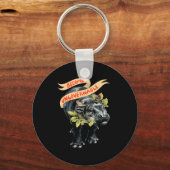 Become Ungovernable Funny Moo-deng  Sleutelhanger (Voorkant)