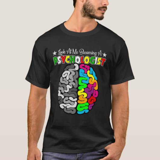Becoming A School Psychologist Psychology Teacher  T-shirt (Voorkant)