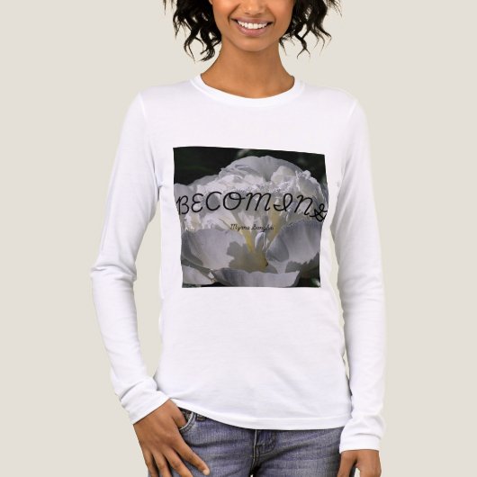 Becoming - Een single van Myrna Songhai Tri-Blend Shirt (Voorkant volledig)