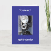 Becoming Older or a Classic? personalized Birthday Kaart (Voorkant)