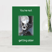 Becoming Older or a Classic? personalized Birthday Kaart (Voorkant)