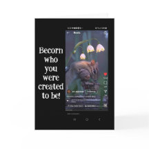 "Becorn wie je was Creëer te zijn! Schermafbeeldin