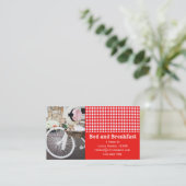 Bed and Breakfast accommodatie vakantie Informatiekaartje (Staand voorkant)