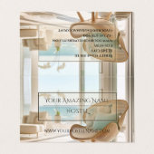 Bed and Breakfast Hostel Foto Delicaat Elegant Visitekaartje (Buitenkant ongevouwen)