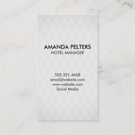 Bed and Breakfast | hotel Visitekaartje (Achterkant)