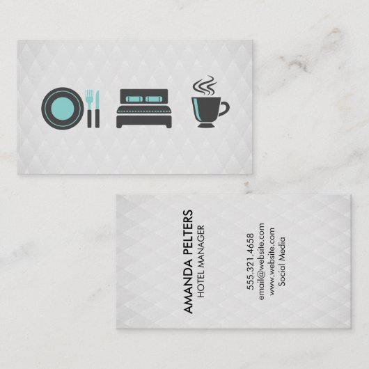 Bed and Breakfast | hotel Visitekaartje (Voorkant / Achterkant)