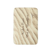 Bed and Breakfast Zand Persoonlijke Naam Badmat (Voorkant Verticaal)