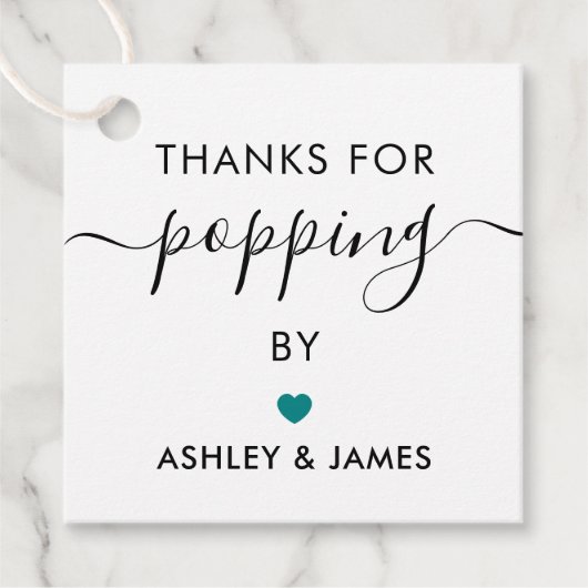 Bed Bedankjes Labels (Voorkant)