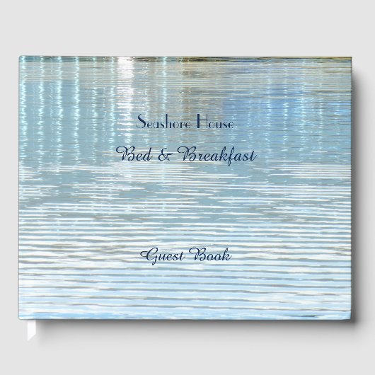 Bed & Breakfast B&B Gastenboek Abstracte Reflectie (Voorkant)