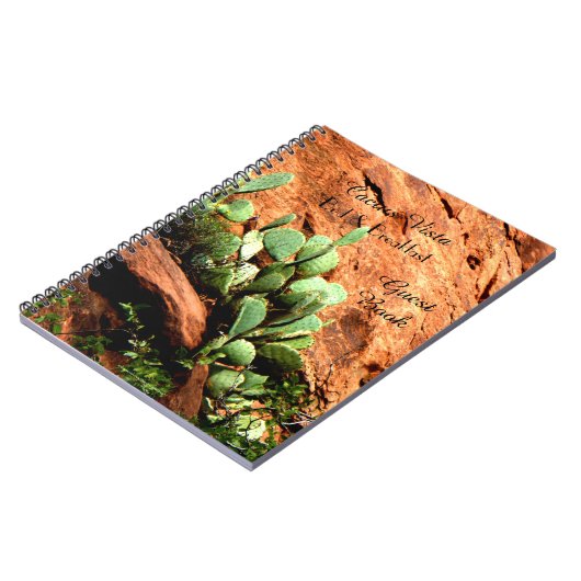 Bed & Breakfast B&B Guest Book Hanging Cactus Notitieboek (Linkerzijde)