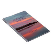 Bed & Breakfast B&B Guest Book, Sunset Fisherman Notitieboek (Rechterzijde)