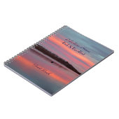 Bed & Breakfast B&B Guest Book, Sunset Fisherman Notitieboek (Linkerzijde)