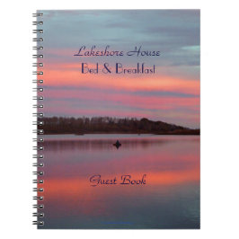 Bed & Breakfast B&B Guest Book, Sunset Fisherman Notitieboek