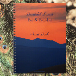 Bed & Breakfast Guest Book Red Sky op Sunset B&B Notitieboek