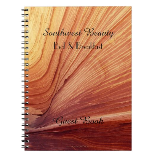 Bed & Breakfast Guest Book, Southwest Beauty B&B Notitieboek (Voorkant)