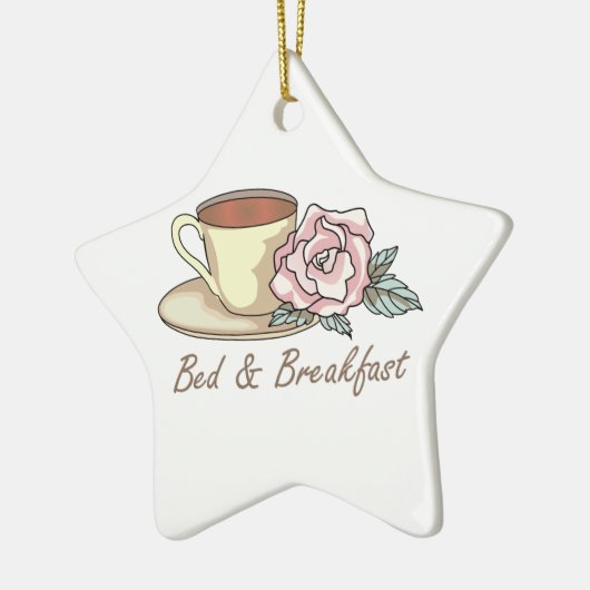 BED & BREAKFAST KERAMISCH ORNAMENT (Links)
