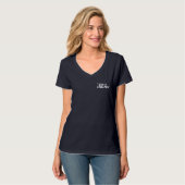 Bed Buddi Dames V-Neck T-shirt (Voorkant volledig)