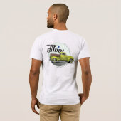 Bed Buddi t-Shirt - Lichte kleur - Groen Collectie (Achterkant volledig)