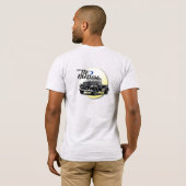 Bed Buddi T-shirt - Lichte kleur - Zwart Collectie (Achterkant volledig)