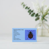 Bed Bug Exterminator Visitekaartje (Staand voorkant)