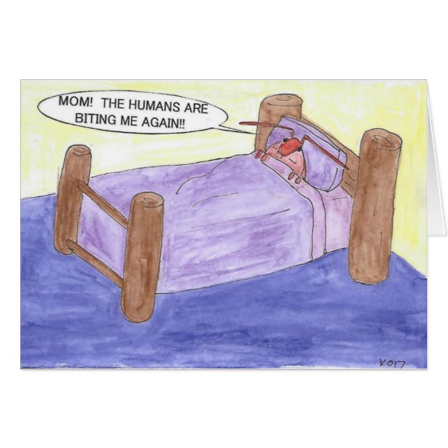 BED BUG IN BED (Voorkant Horizontaal)