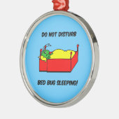 bed bug metalen ornament (Links)