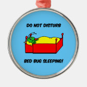 bed bug metalen ornament (Voorkant)