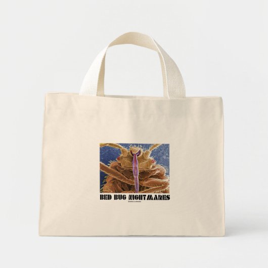 Bed Bug Nightmares (Cimex lectularius) Grote Tote Bag (Voorkant)