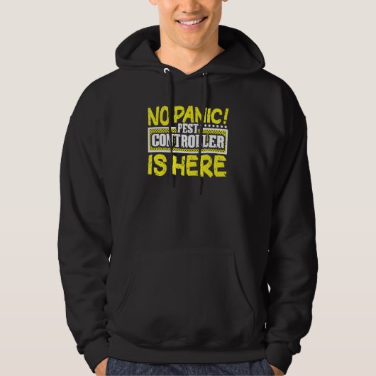 Bed Bug Pest Control Exterminator Pest Controller Hoodie (Voorkant)